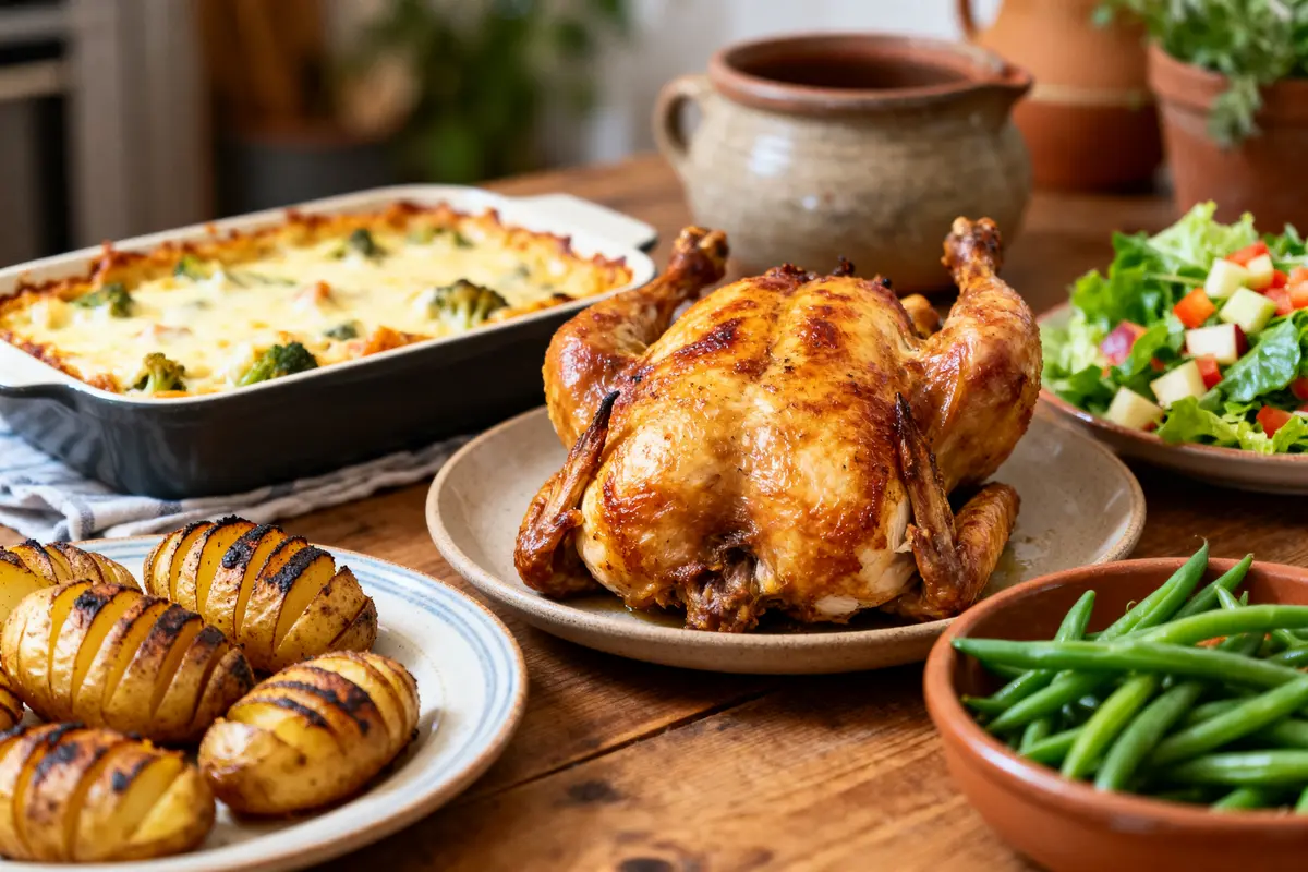 Accompagnement du poulet rôti : 15 idées faciles et savoureuses