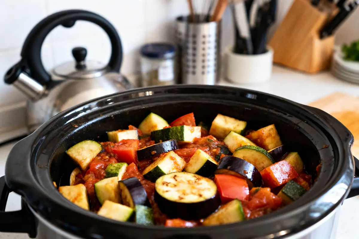 Ratatouille au Cookeo rapide et facile : recette fondante