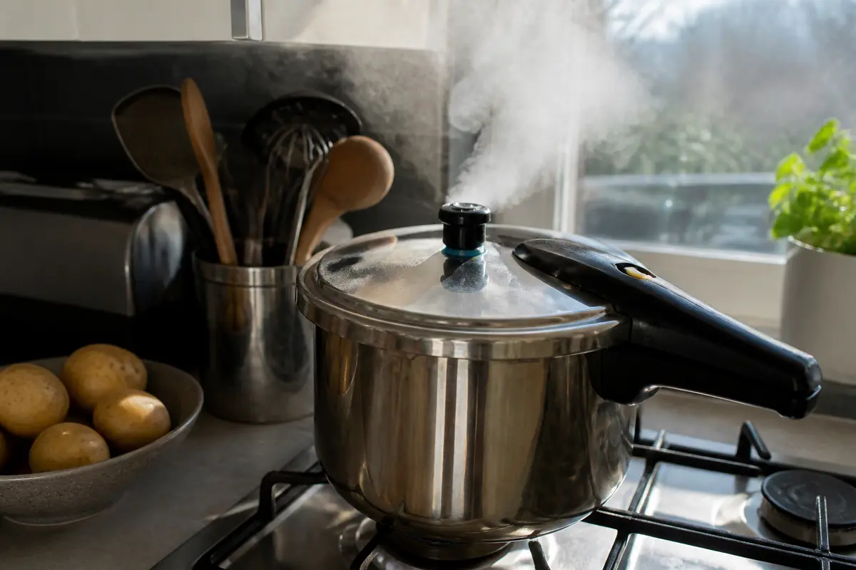 Cuisson en cocotte-minute de pomme de terre : temps et astuces
