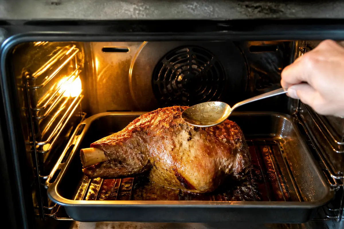 Temps de cuisson d’un gigot d’agneau au four chaleur tournante : astuces