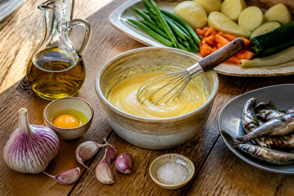 Recette d’Aïoli grand-mère : Le secret du grand aioli provençal