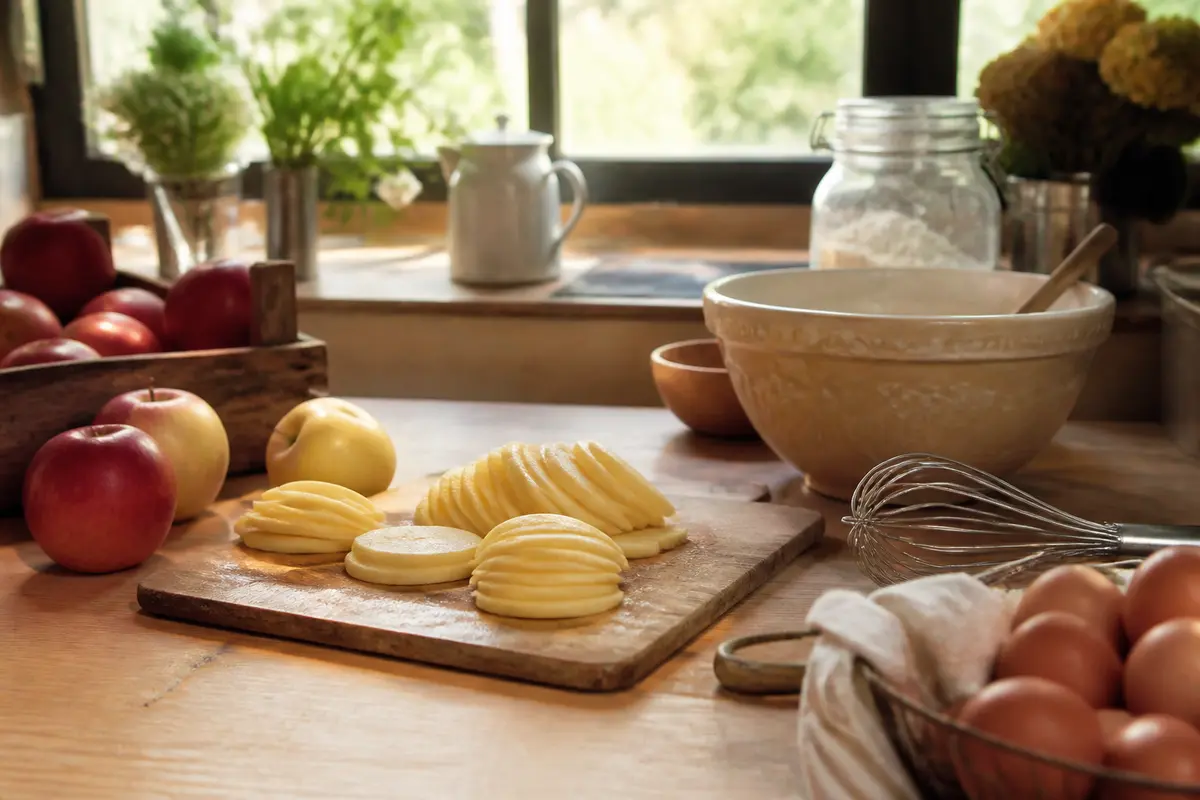Recette du gâteau invisible aux pommes de Cyril Lignac : Facile et moelleuse
