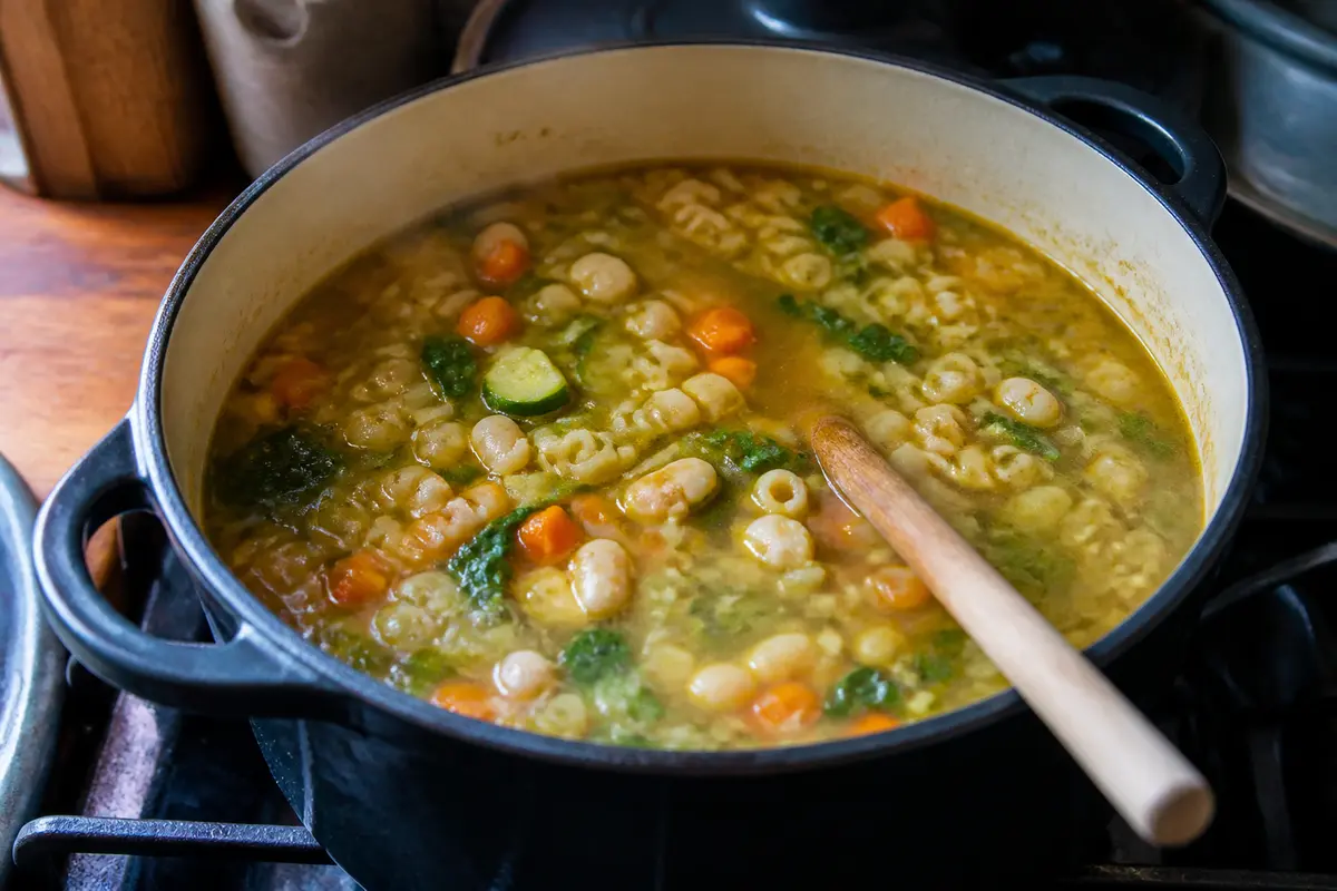 Recette de minestrone : La tradition de grand-mère aux légumes